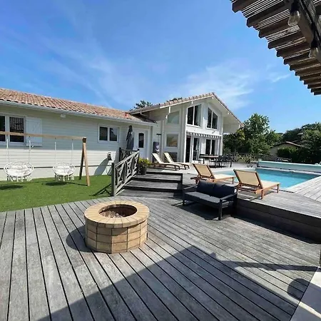 Villa De Cazaux, Piscine Chauffee Petanque Billard