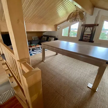 De Cazaux, Piscine Chauffee Petanque Billard ヴィラ