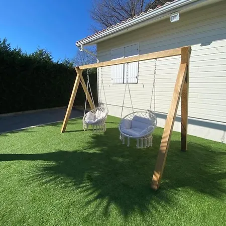 De Cazaux, Piscine Chauffee Petanque Billard ヴィラ *